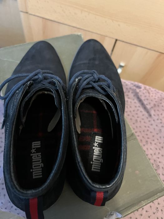 Мужские замшевые   ботинки Miguel Miratez