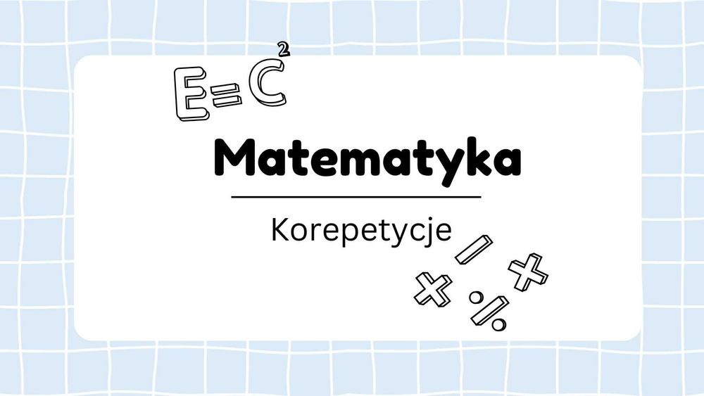 Korepetycje matematyka