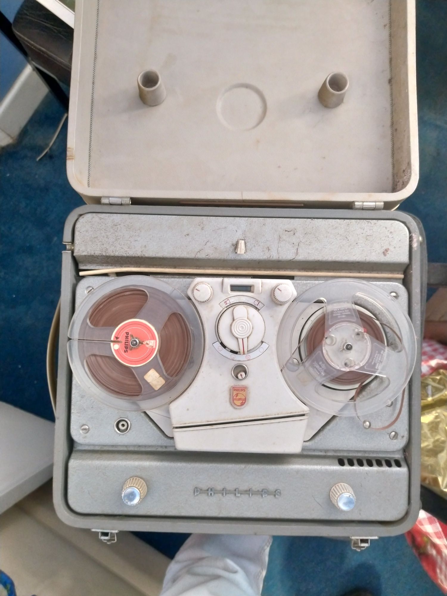 Leitor gravador bobines vintage Philips