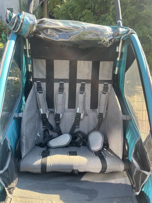 Przyczepka rowerowa QERIDOO SPORTREX2 plus mocowanie