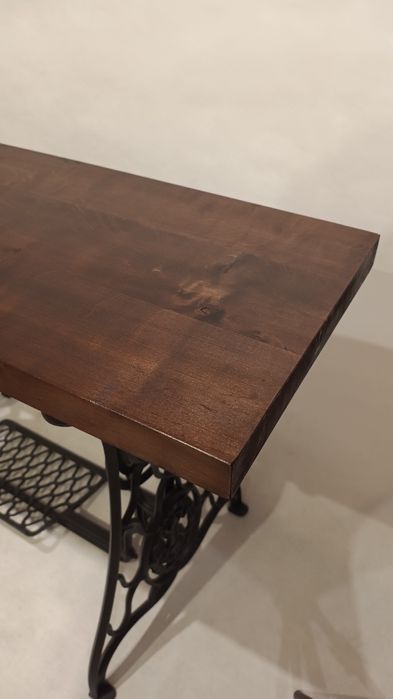 Blat do stolika z maszyny singer maszyna na stolik drewniany lakier