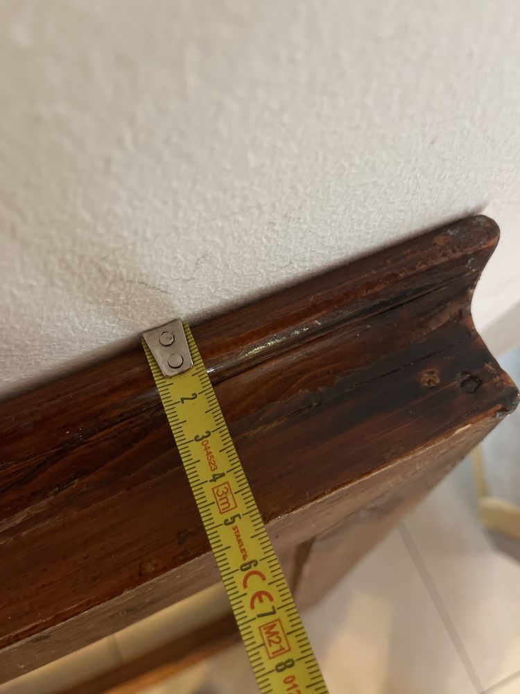 Stara drewniana masywna rama 86/66 cm