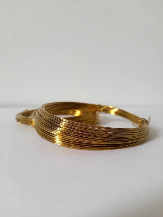 Arame em latão para fabrico de bijuterias 0,8mm e 0,6mm