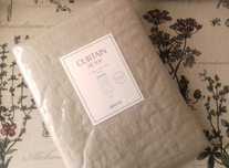 Len 100% zasłony H&M 120x250 troczki beżowe