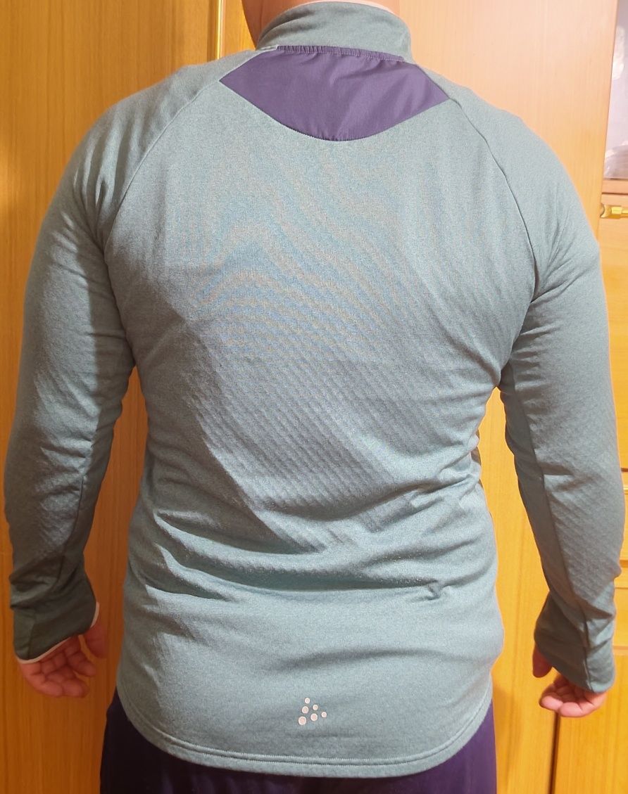Спортивна флісова кофта чоловіча CRAFT Core Trim Thermal Midlayer