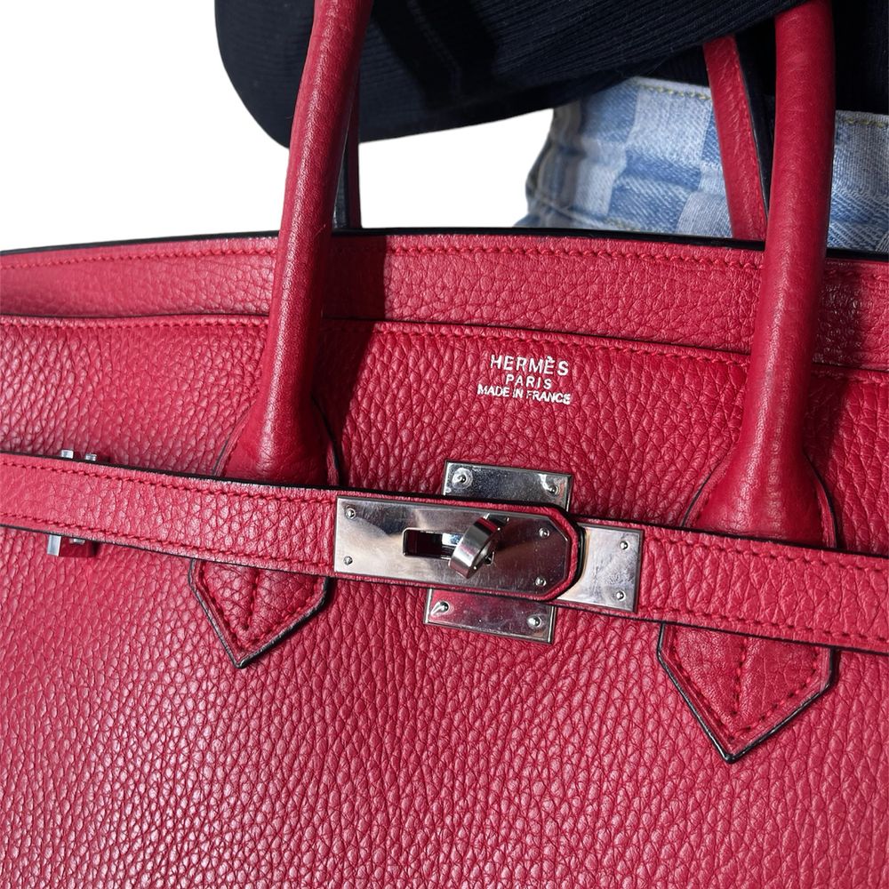 Женская сумка Hermes Birkin 35 red оригинал