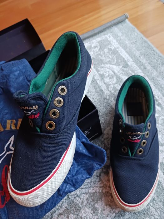 Sapatilhas paul and shark em bom estado azul marinho