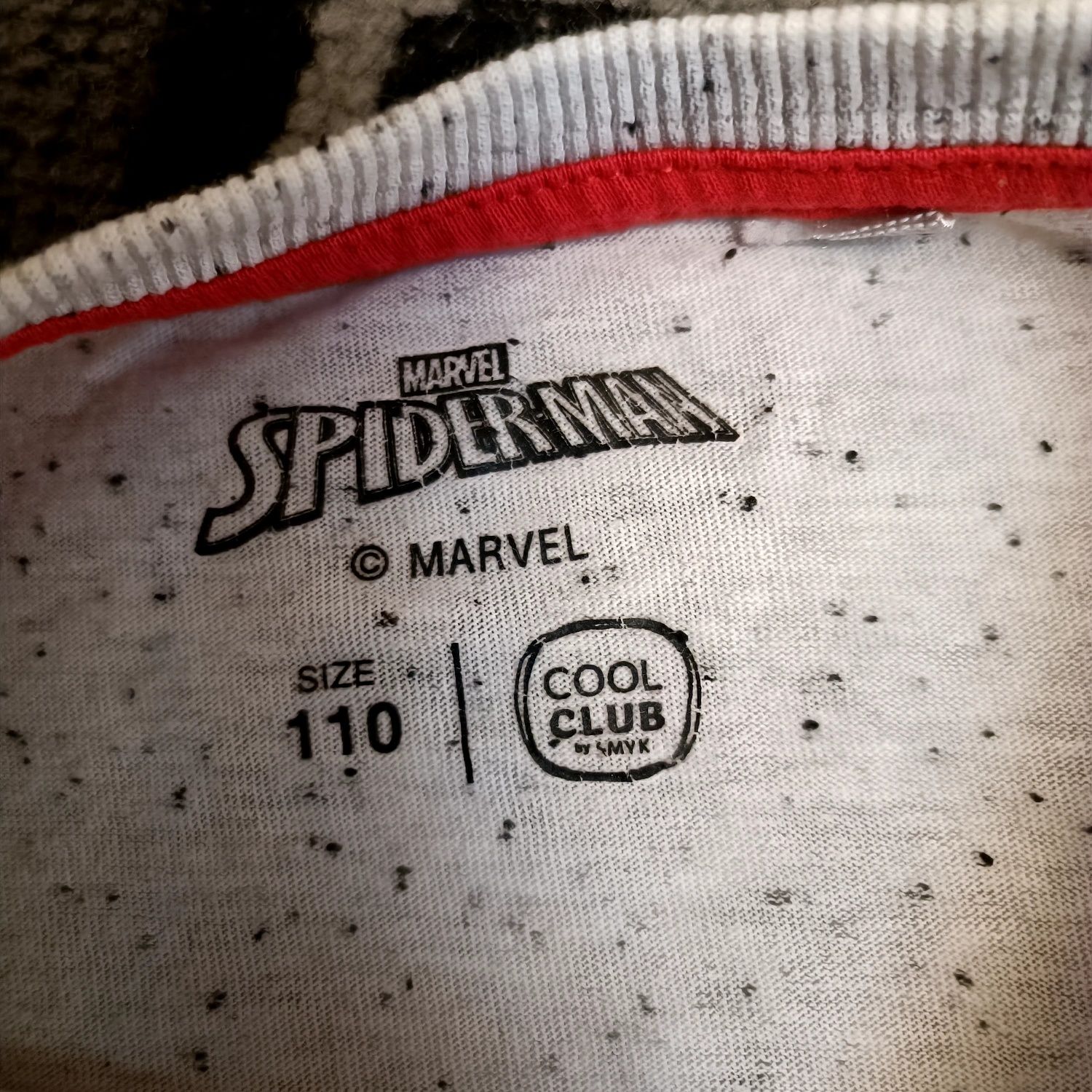 Piżama dwuczęściowa , spodnie, bluzka, cool club , Spiderman, 116