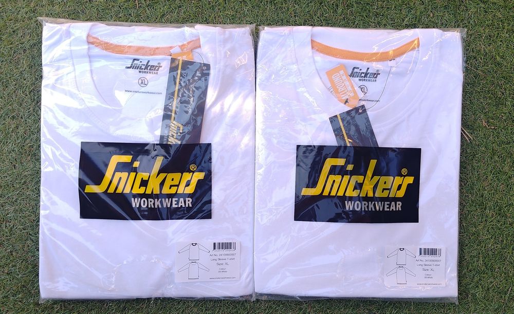 2-Pack 2410 Snickers XL Long dwupak koszulek roboczych długi rękaw XL