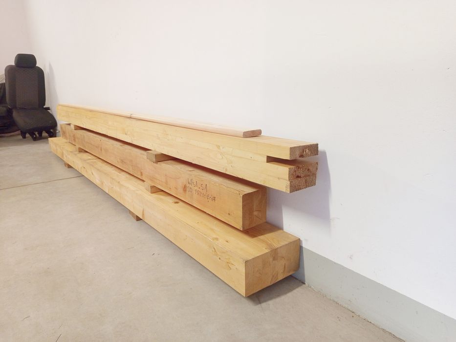 Podciąg suszony klejony C24 BSH belka belki słupy drewno konstrukcyjne