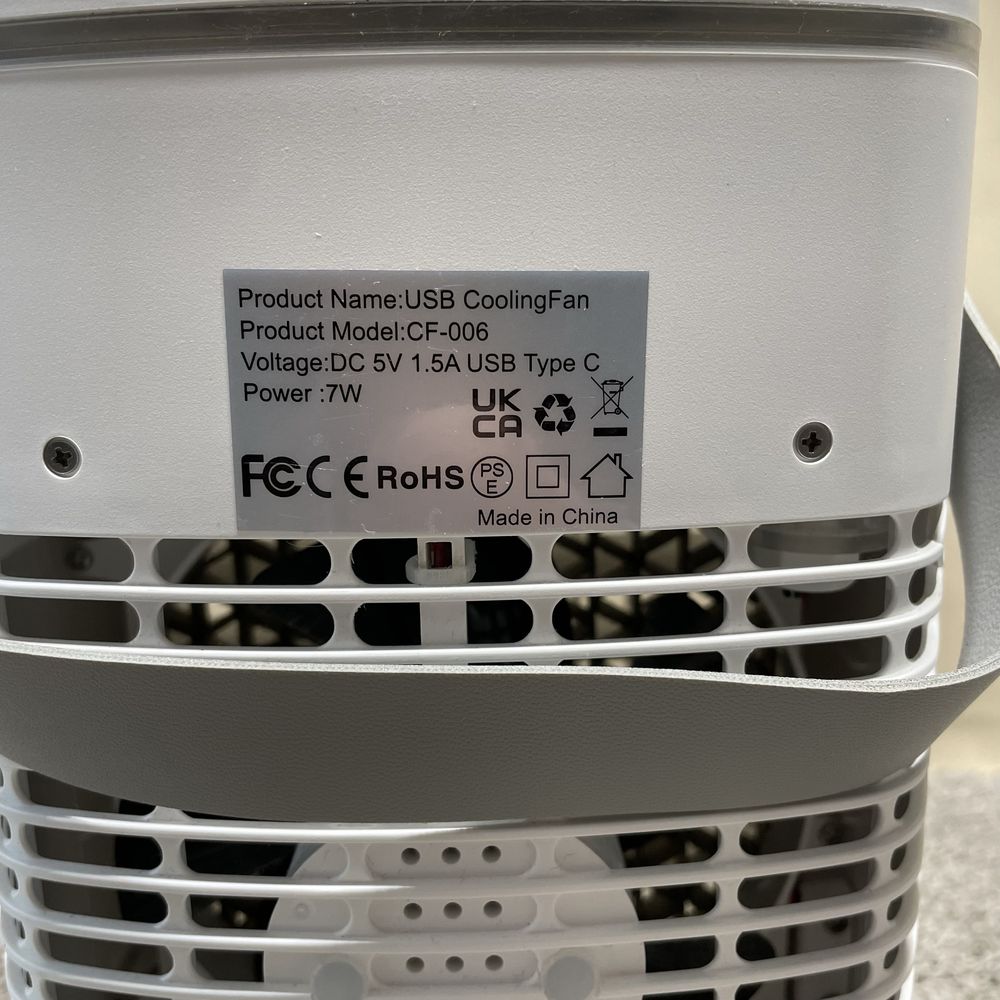 CoolingFan Przenośny wentylator-klimatyzator 4w1 (U2)