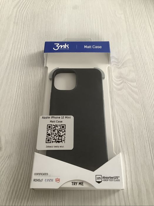 Etui na Apple iPhone 12 Mini - 3mk Matt Case Black