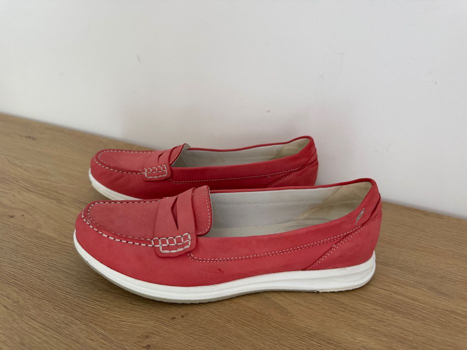 Buty mokasyny Geox Respira rozmiar 40, różowe