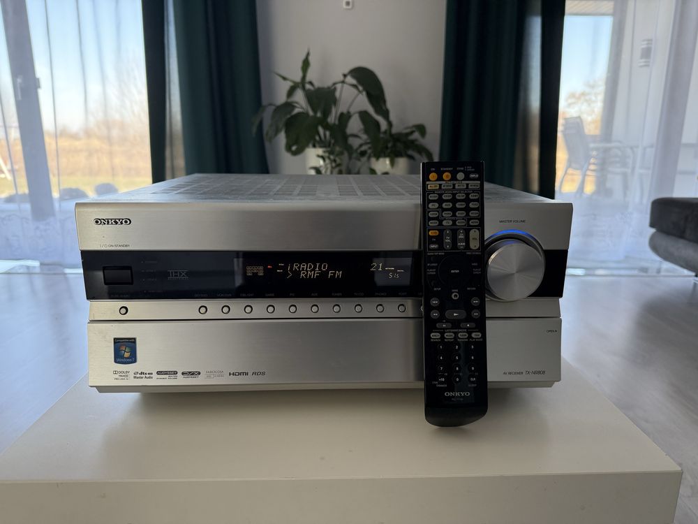 Amplituner Onkyo TX-NR808 - DSP bez wady DZKB4 rok gwarancji