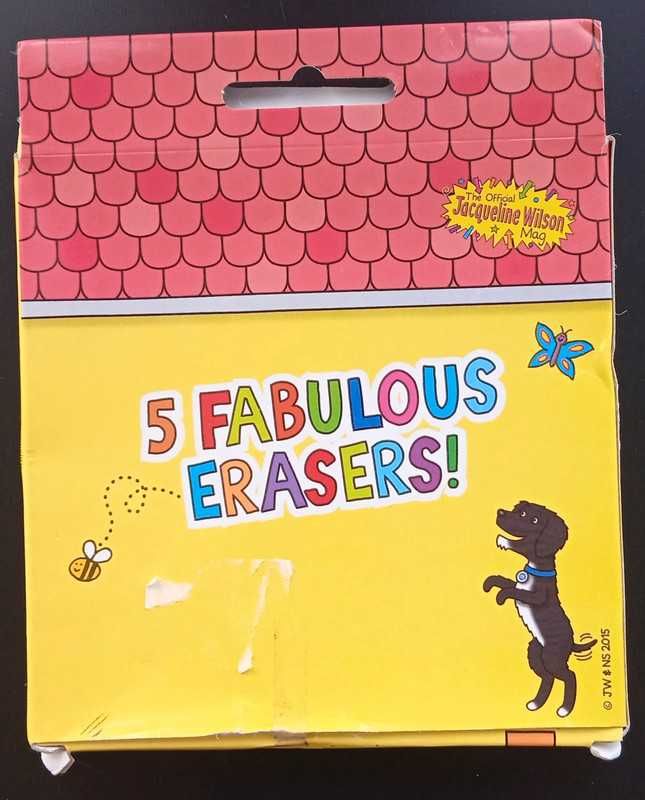 Gumki do ścierania Jacqueline Wilson Mag
5 Fabulous Erasers