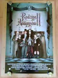 Plakat filmowy RODZINA ADDAMSÓW II Oryginał z 1993 roku.