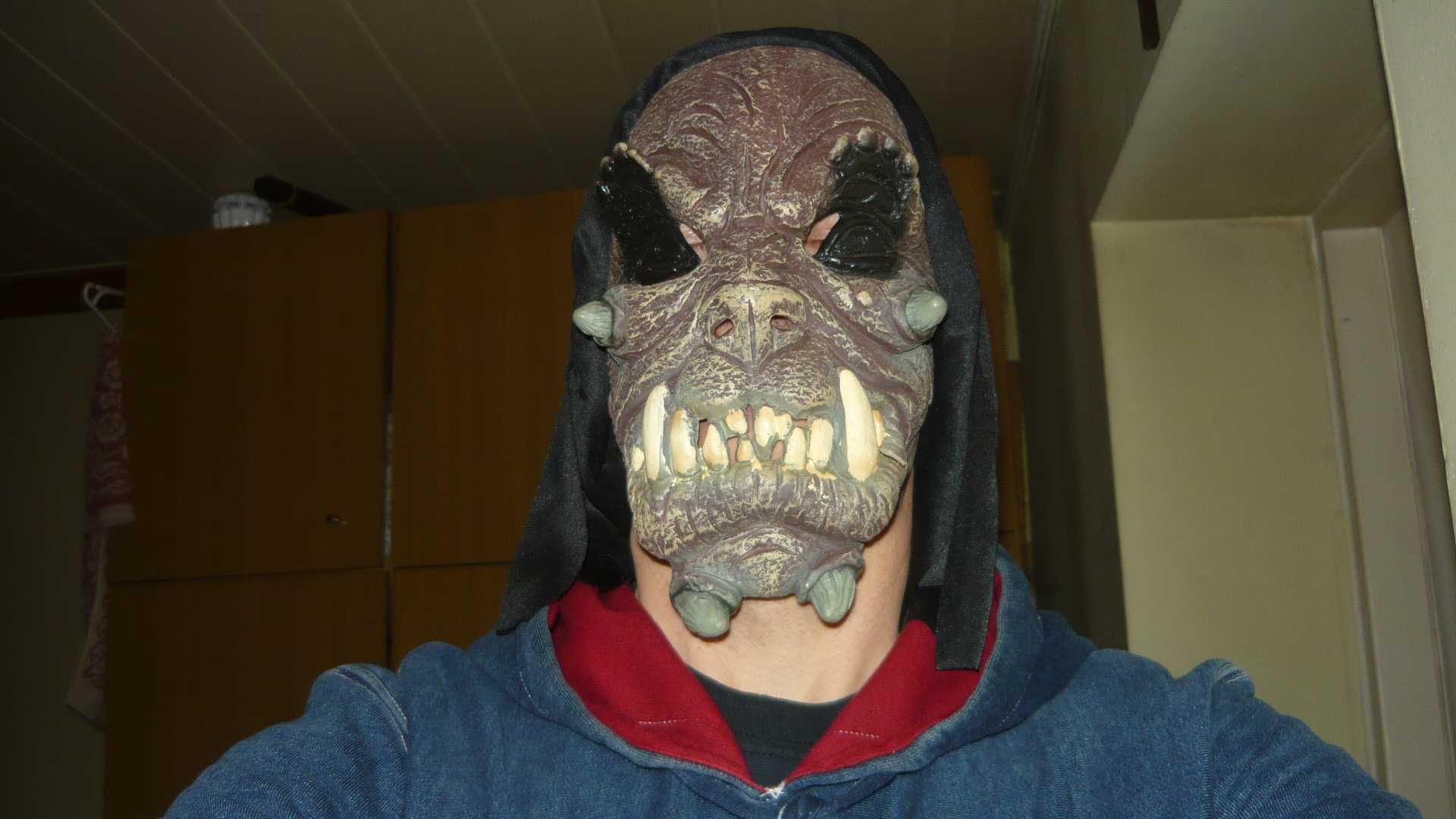 Maska potwór przebranie Halloween karnawał na imprezę