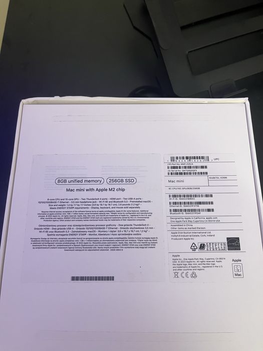 Apple Mac Mini M2 8GB / 256GB – idealny stan