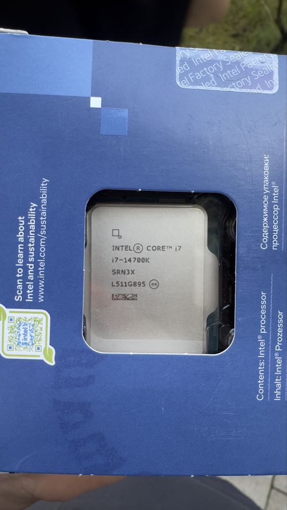 Продаю новий процесор Intel Core i7-14700K