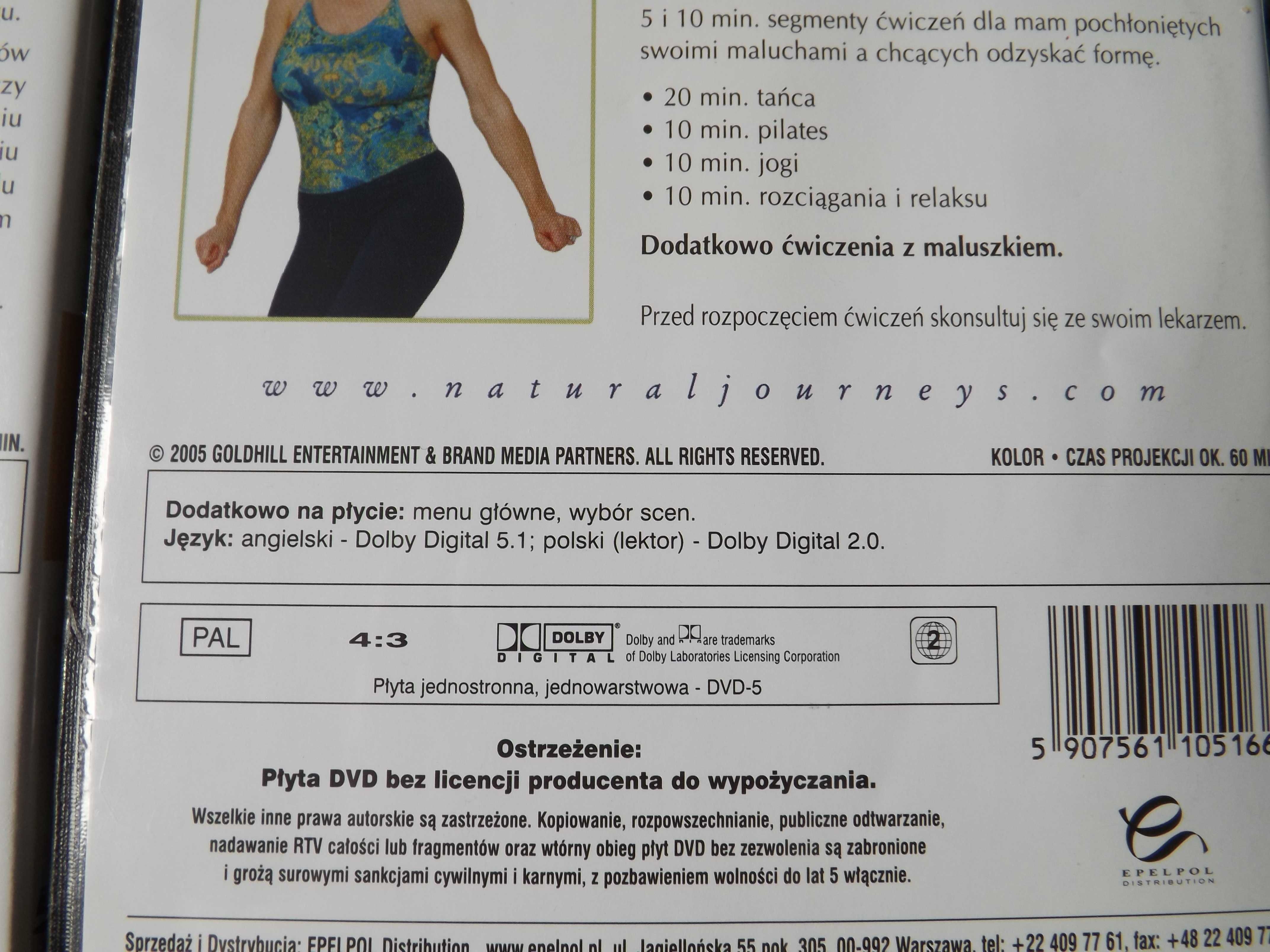 Fit mama ćwiczenia dla kobiet w ciąży i po ciąży, dvd, fitness