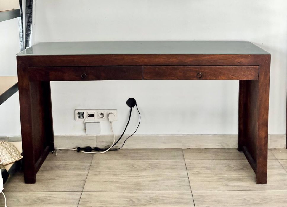 Konsola toaletka stolik RTV  z litego dębu 135X73X40