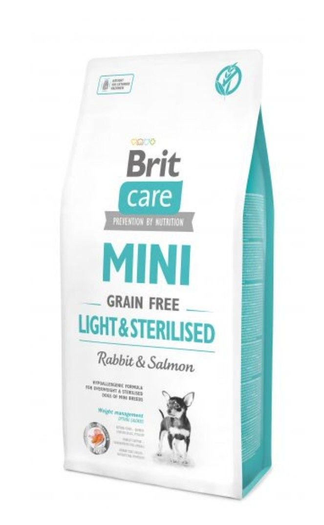 Brit care mini grain-free light&sterilised 400g