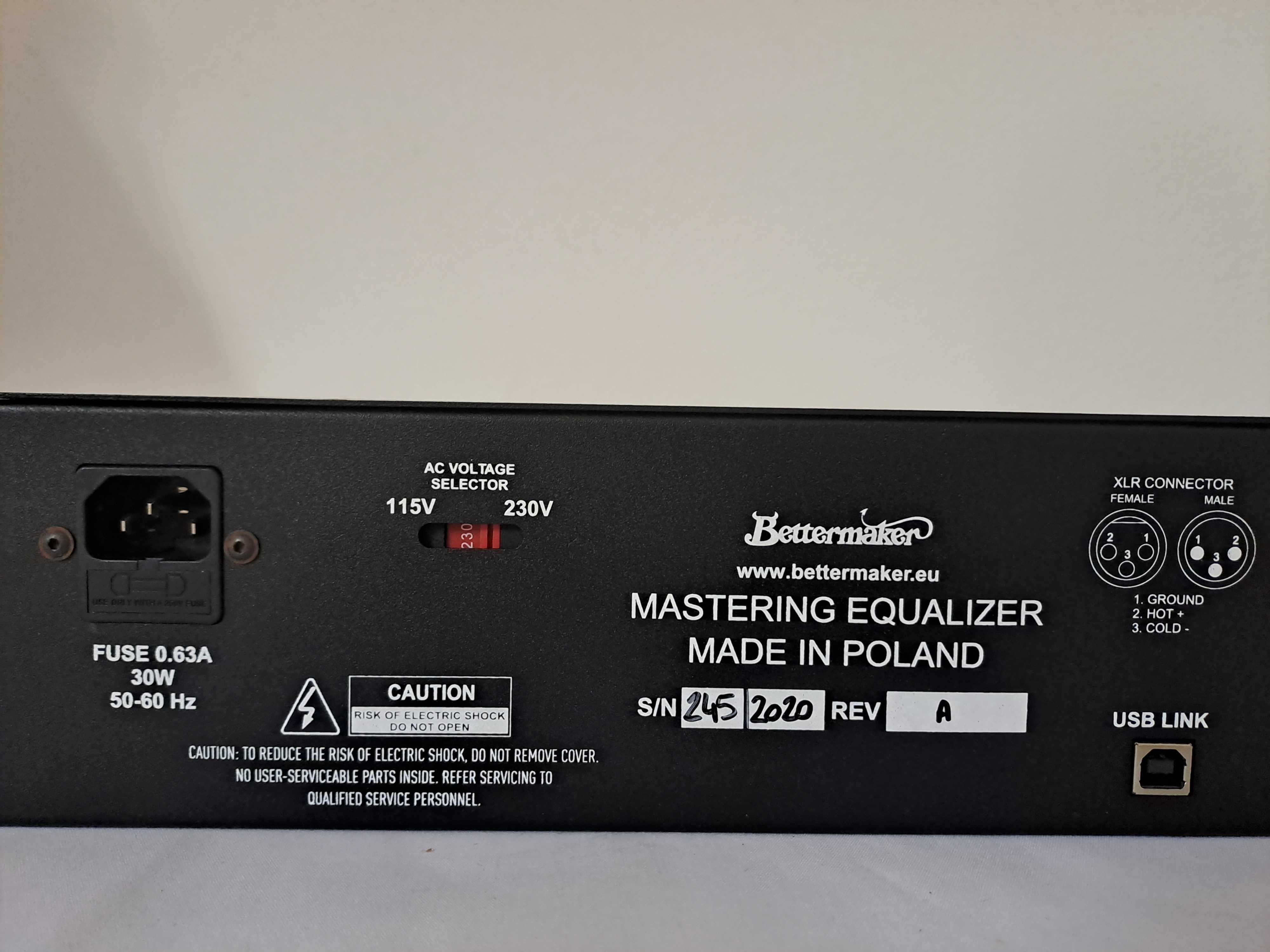 Better maker Mastering equalizer. Quase Novo, Muito bom