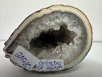 Geodo de ágata novo,  com 210 g.