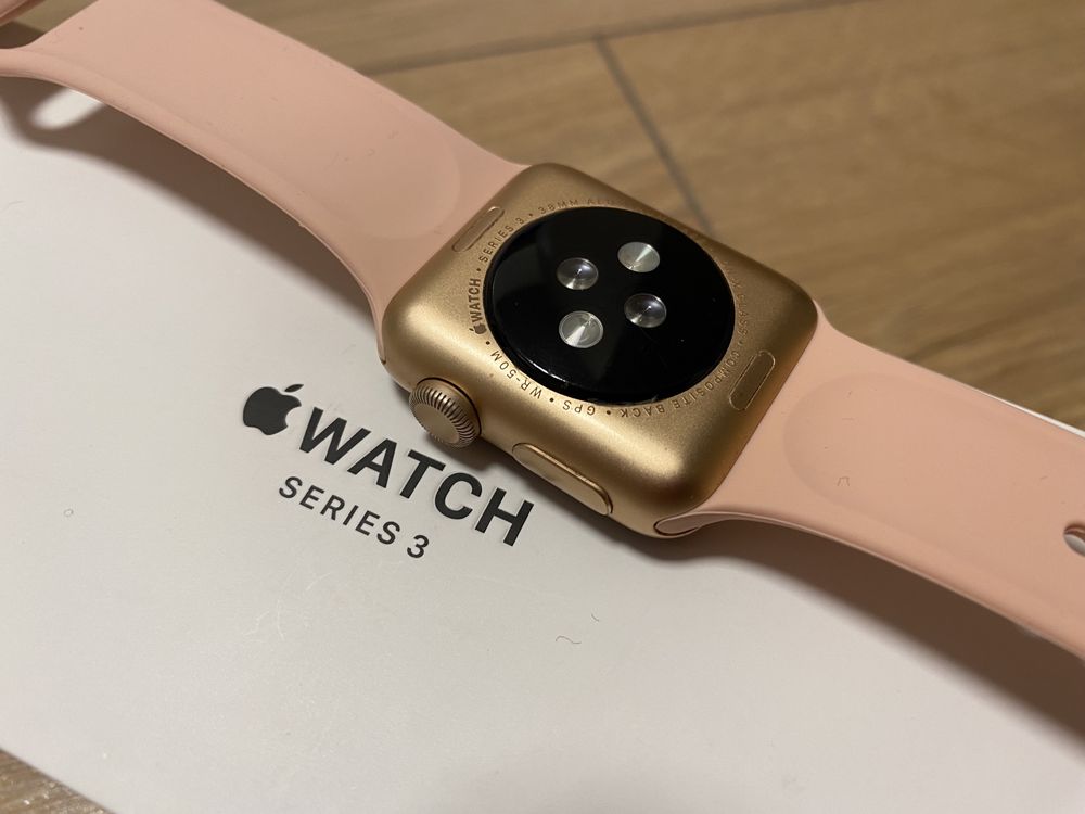 Apple Watch seria 3 GOLD A1858 w bardzo fajnym stanie!