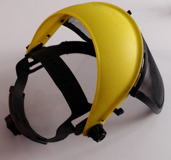 Osłona na twarz przyłbica z regulacją siatka