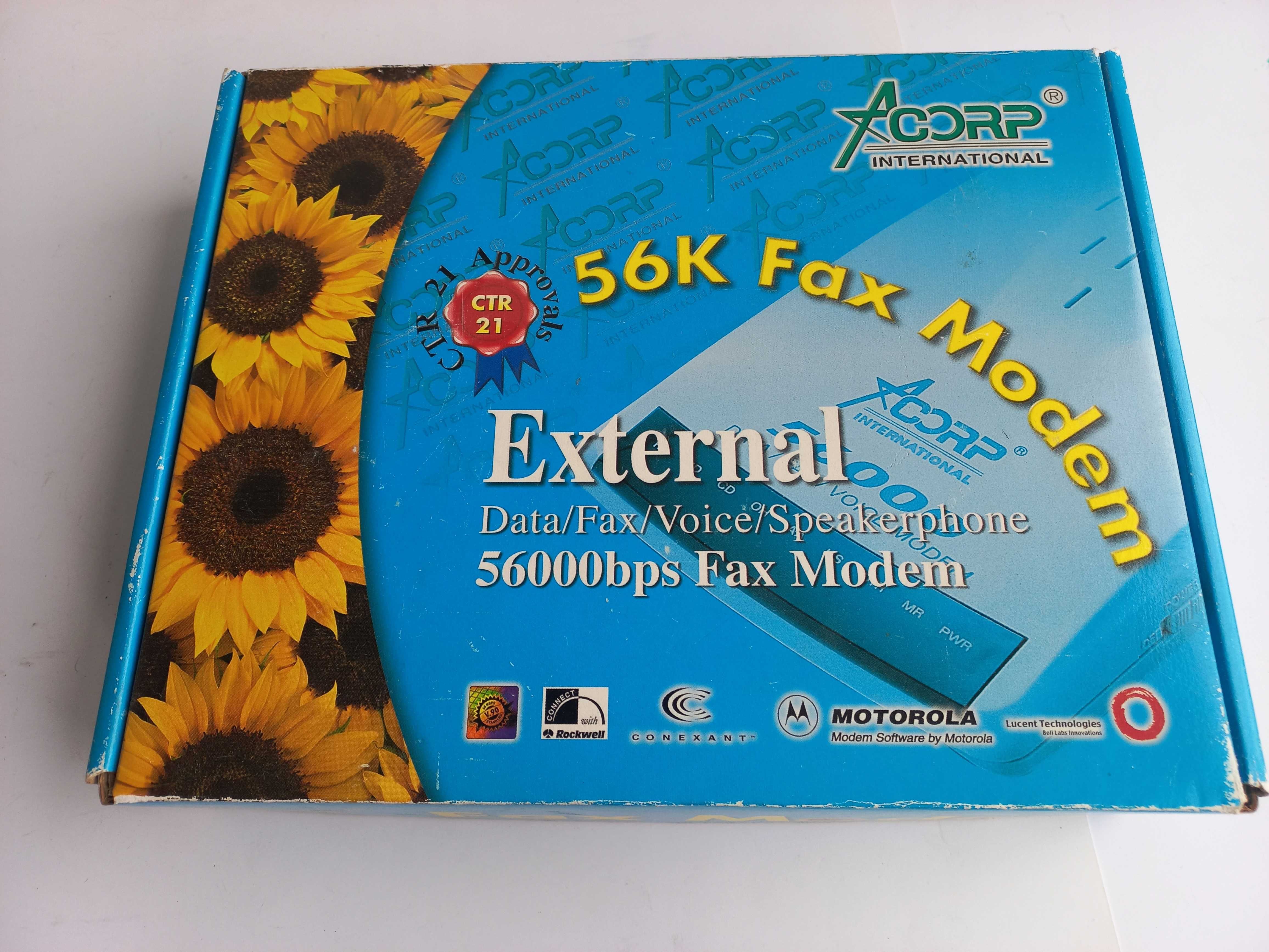 Факс модемы 1)D-Link DFM-56215 новый 2)Acorp CTR 21 56K Fax Modem, б/у