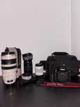 Canon 80D 100-400mm 75-35mm 18-55 mm 3 Baterías extensor 1.4x canon