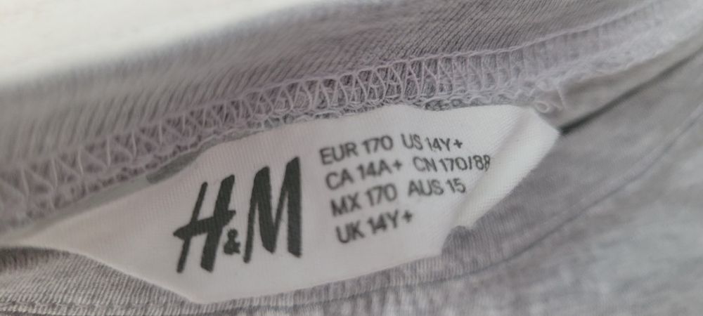 4x koszulki chłopięce bluzki H&M r.170