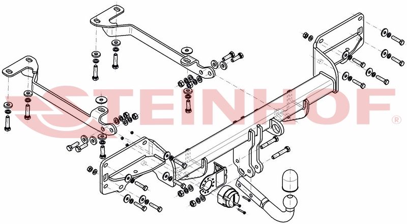 HAK HOLOWNICZY+Moduł Land Rover Range Rover Sport L494 od 2013 - 2022