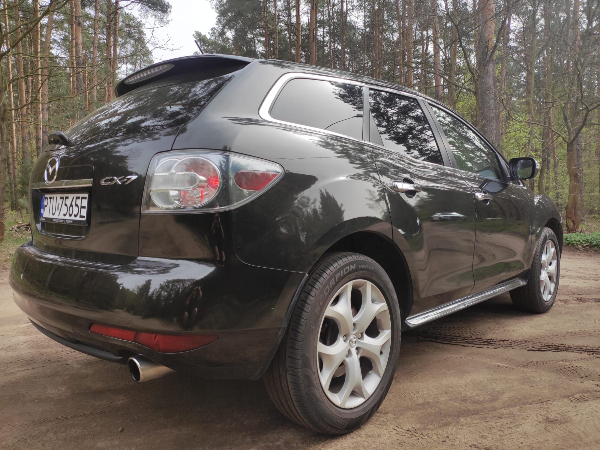 Mazda CX7 2.2 diesel, 2010r. Salon POLSKA, Navi, BOSE, serwis ASO