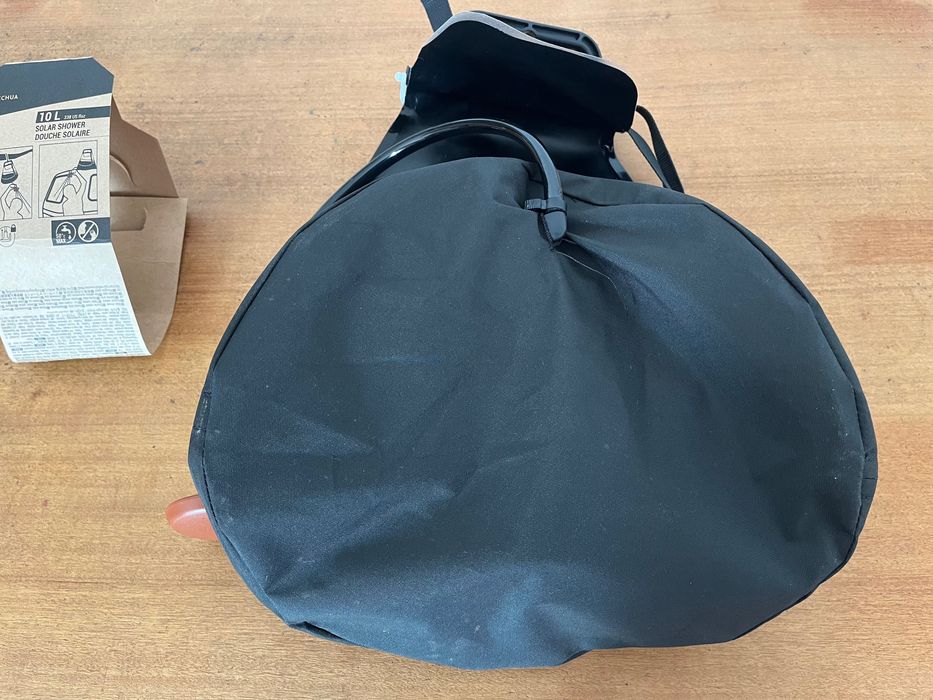 Chuveiro solar campismo
