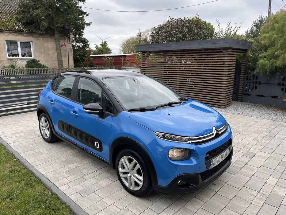 Citroen C3 cactus airbump 1.2 klima tablet asystent pasa dwu kolorowy