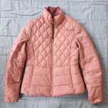 Massimo Dutti Dwustronna Puchowa Kurtka Różowa XS S