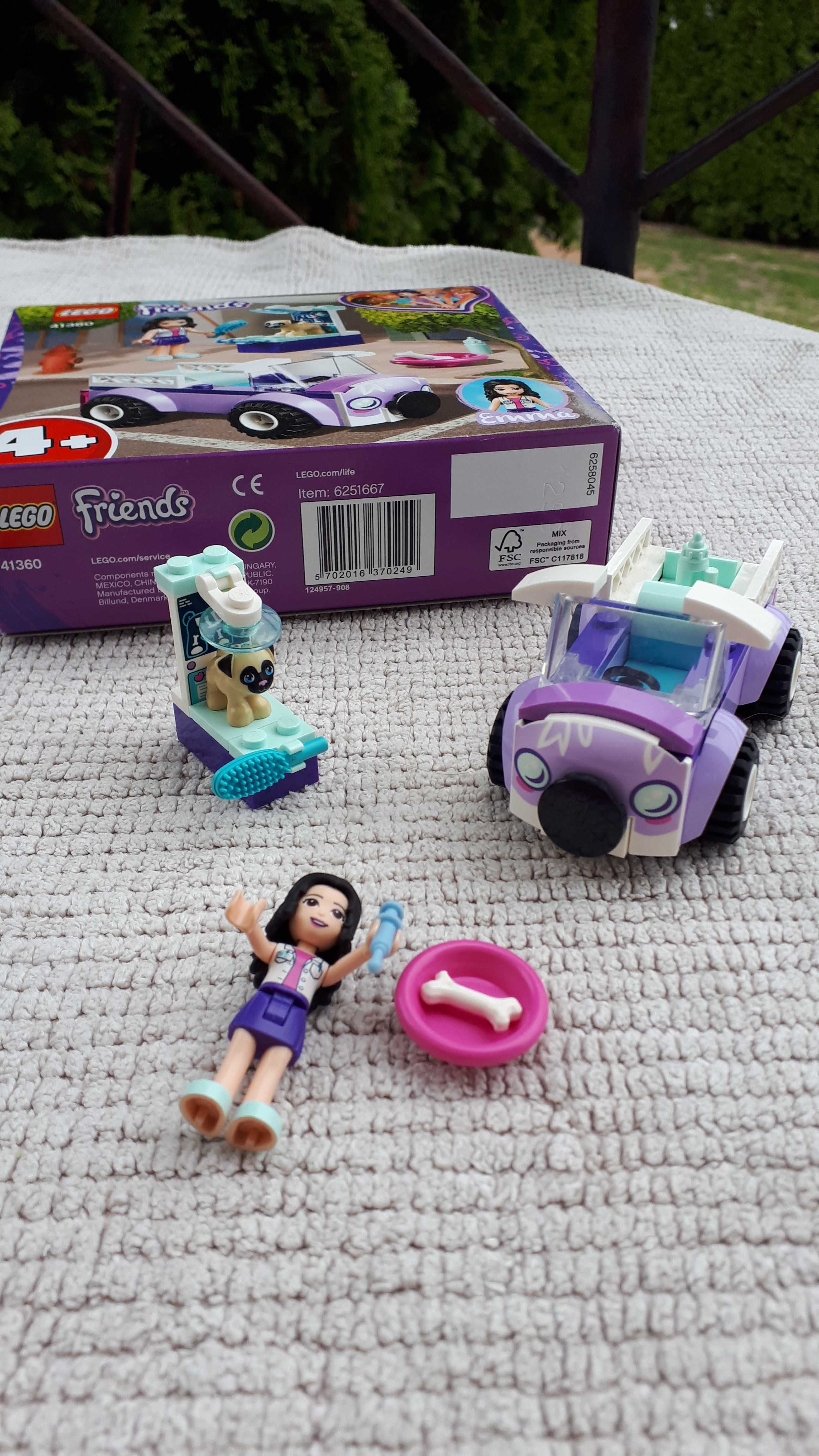 klocki lego friends 41360 mobilna klinika weteryjna Emmy
