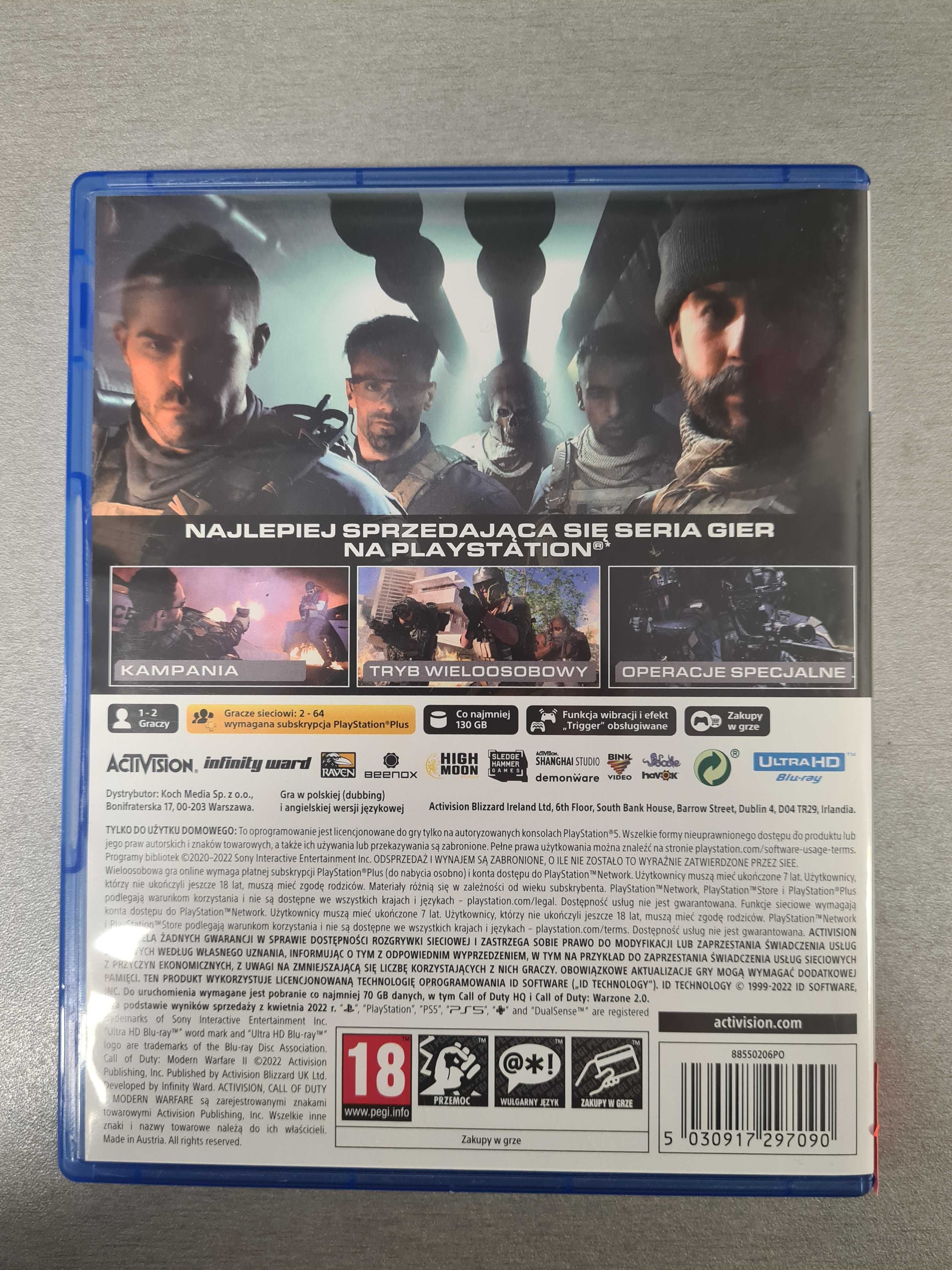 Gra Call OF Duty MW2 PS5
