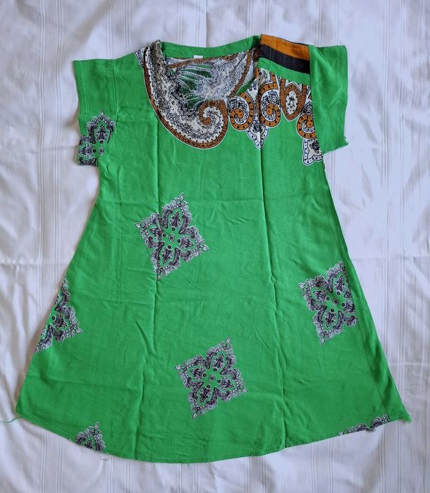 Sukienka dziewczęca indonezyjski batik 110 cm (5 lat)