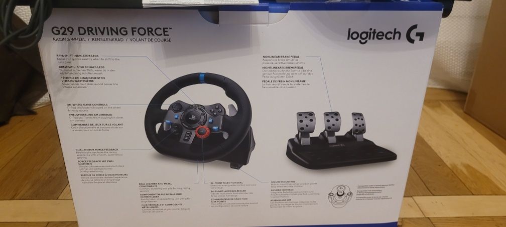 Комплект (кермо, педалі) Logitech G29 Driving Force Racing