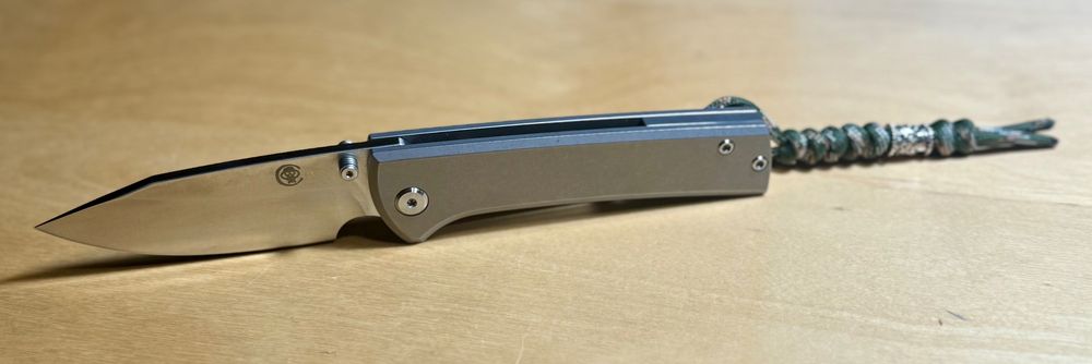Nóż Jufule wzór Chaves Knives Scapegout M390 Titanium Drop Point