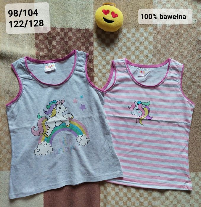 Zestaw podkoszulek dla dziewczynek