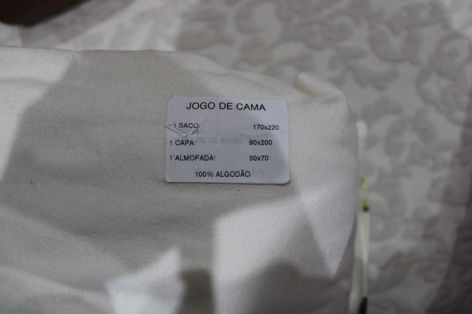 Jogo de cama de flanela