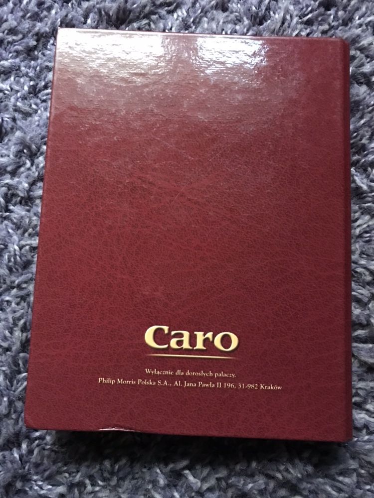 Zestaw zapalniczek Caro , popielniczka Caro, segregator Caro