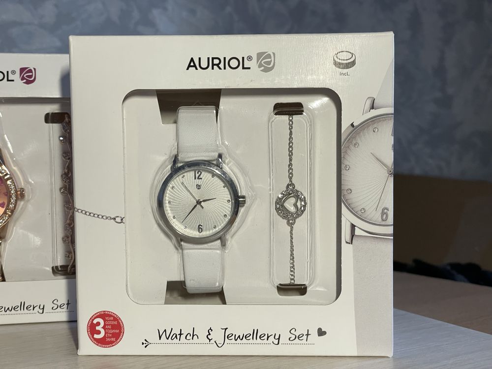 Жіночий набір годинник та браслет AURIOL