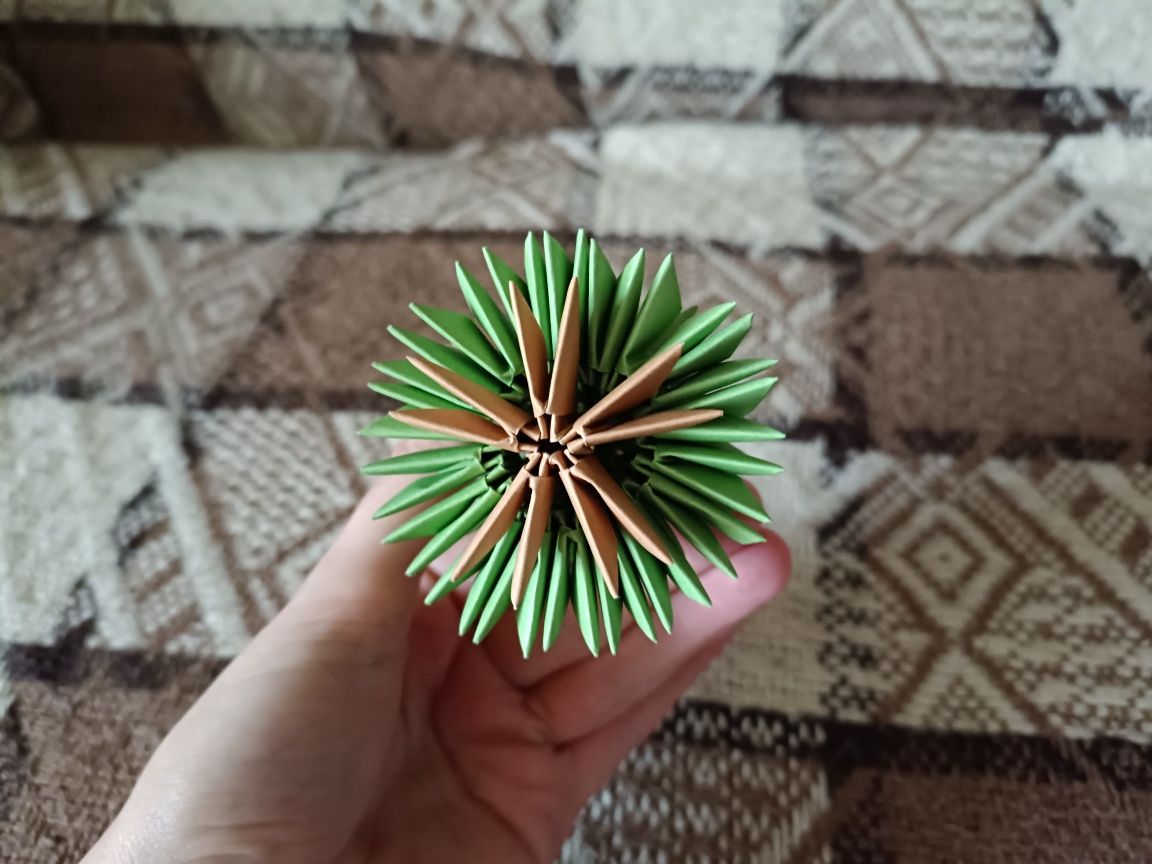 Choinka Origami Modułowe 3D