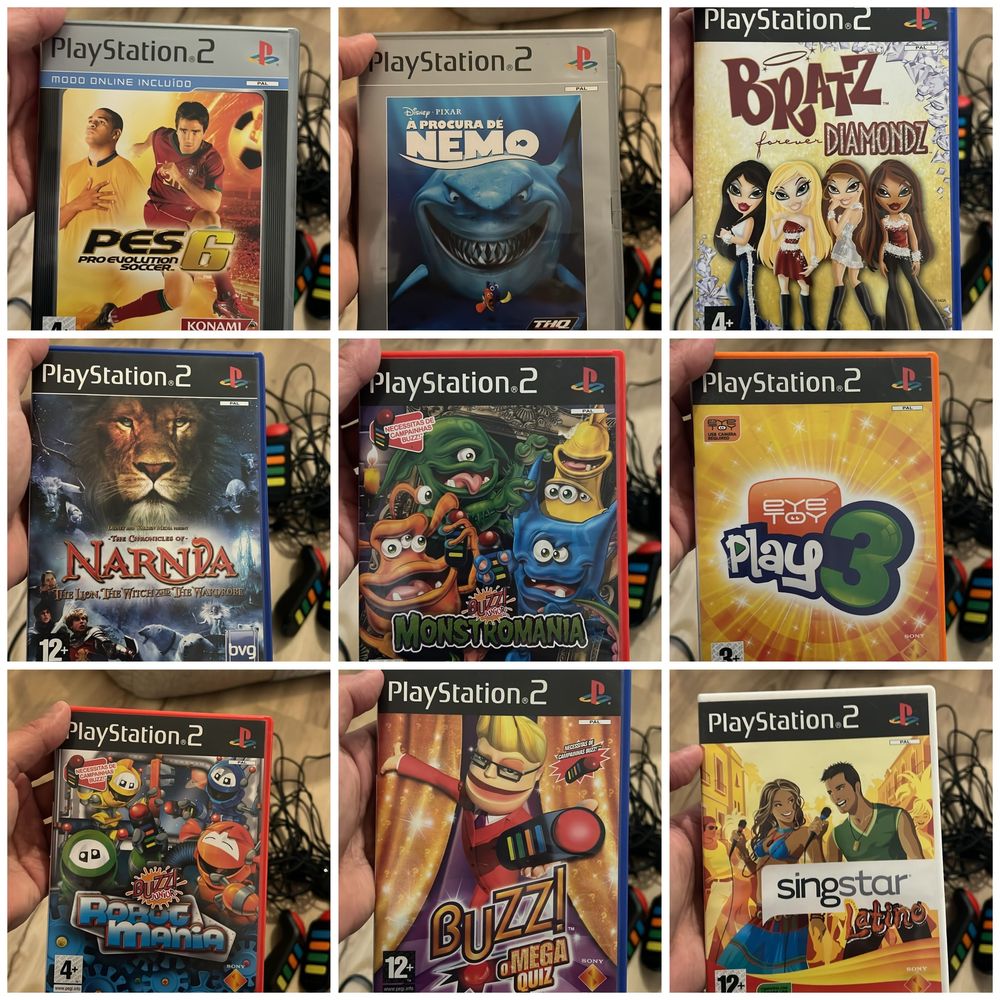 Playstation 2 consola retro para colecionadores acessorios e jogos