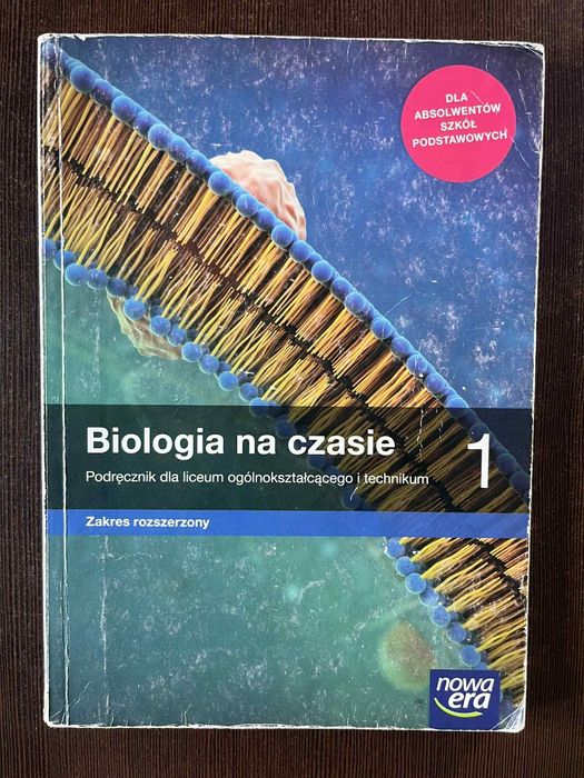 Biologia na czasie 1 nowa era zakres rozszerzony